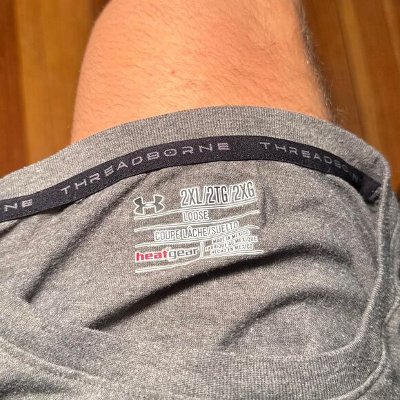 Under-armour Men's Grey T-shirt - Picture 3 of 3